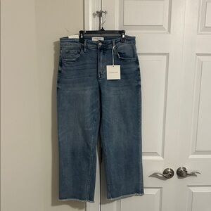 Lovervet by Vervet High-Rise slim Wife Crop Jeans - Size 30/11